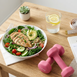 Healthy foods and fitness essentials for natural weight loss and a healthy lifestyle